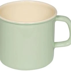 Riess Emaille Riess Becher Aus Emaille In Nilgrün