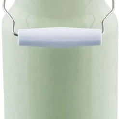 Riess Emaille Riess Milchkanne Aus Emaille In Nilgrün