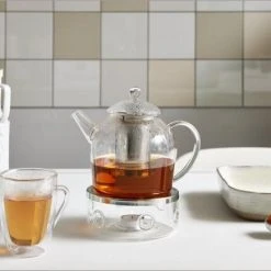 Bredemeijer Glas-Teekanne Minuet Santhee Mit Edelstahlfilter -Le Creuset shop 165002 165007 1457 mood image Teekanne