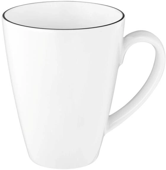Seltmann Weiden Lido Black Line Becher Mit Henkel Tambel 0,35 L 1 Seltmann Weiden Lido Black Line Becher Mit Henkel Tambel 0,35 L