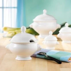 Seltmann Weiden Lukullus Terrine Löwenkopf 0,50 L -Le Creuset shop 20 weiss 53 5