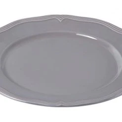 Pillivuyt Teller Flach Eclectique Louis XIV In Nebelgrau