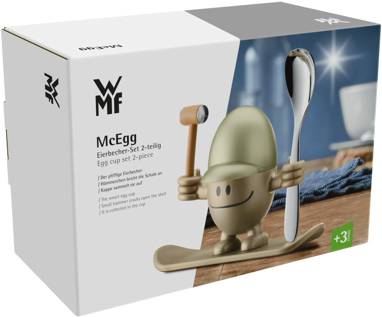 WMF McEgg Eierbecher Mit Löffel 3 WMF McEgg Eierbecher Mit Löffel – Bild 3