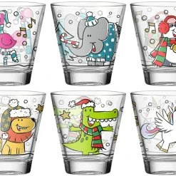 Leonardo Trinkglas BAMBINI 6 Stück Sortiert 215 Ml Natale