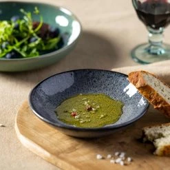 Leonardo Keramikteller MATERA 16,3 Cm Anthrazit -Le Creuset shop 221 018378 2 K