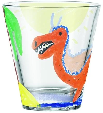 Leonardo Trinkglas BAMBINI 215 Ml Dinosaurier 1 Leonardo Trinkglas BAMBINI 215 Ml Dinosaurier