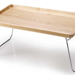 Continenta Betttablett Aus Gummibaumholz In Natur