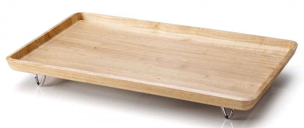 Continenta Betttablett Aus Gummibaumholz In Natur 2 Continenta Betttablett Aus Gummibaumholz In Natur – Bild 2