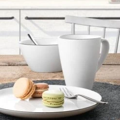 Seltmann Weiden Lido Black Line Frühstücksteller Rund 20 Cm 5 Seltmann Weiden Lido Black Line Frühstücksteller Rund 20 Cm -Le Creuset shop 33 10826 frueh 18tlg 02