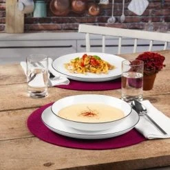 Seltmann Weiden Lido Black Line Tafelservice 12-teilig Rund -Le Creuset shop 33 10826 ta 12tlg 01