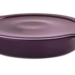 Eschenbach Flacher Topf Mit Deckel Cook & Serve In Pflaume