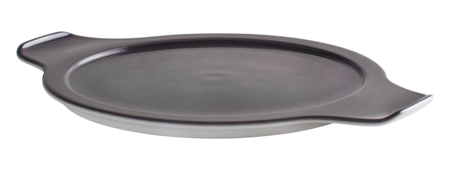 Eschenbach Flacher Topf Mit Deckel Cook & Serve In Anthrazit 2 Eschenbach Flacher Topf Mit Deckel Cook & Serve In Anthrazit – Bild 2