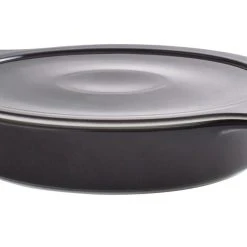 Eschenbach Flacher Topf Mit Deckel Cook & Serve In Anthrazit