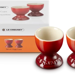 Le Creuset Eierbecher Im 2er-Set Mit Standfuß In Kirschrot -Le Creuset shop 89064000600003 1