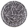 Ary Trays Åry Trays Tablett Wings Rund In Charcoal Mit 49 Cm Durchmesser