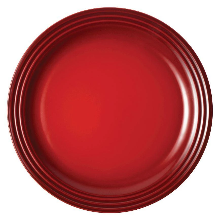 Le Creuset Frühstücksteller In Kirschrot 1 Le Creuset Frühstücksteller In Kirschrot