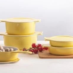 Eschenbach Topf Mit Deckel Cook & Serve In Hellgelb -Le Creuset shop COOK SERVE 032