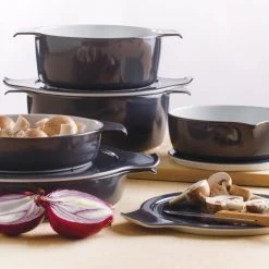 Eschenbach Flacher Topf Mit Deckel Cook & Serve In Anthrazit 10 Eschenbach Flacher Topf Mit Deckel Cook & Serve In Anthrazit -Le Creuset shop COOK SERVE 2019 anthra 2