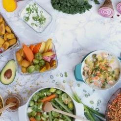 Eschenbach Topf Mit Deckel Cook & Serve In Petrol -Le Creuset shop COOK SERVE Meal Prep AsiaOnePot 300dpi