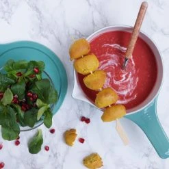 Eschenbach Kasserolle Mit Deckel Cook & Serve In Petrol -Le Creuset shop COOK SERVE Meal Prep Gemu sesuppe Falafel 300dpi