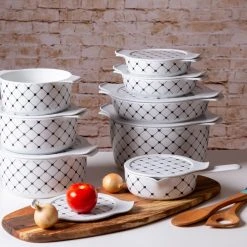 Eschenbach Flacher Topf Mit Deckel Cook & Serve In Square -Le Creuset shop Cook Serve square 03 1