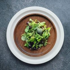 ASA Holzteller Wood Dark Aus Akazie -Le Creuset shop Grande wood Teller Salat l