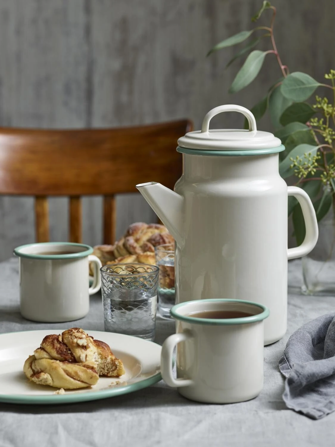 Kockums Teekanne Aus Emaille, Cream Lux 3 Kockums Teekanne Aus Emaille, Cream Lux – Bild 3
