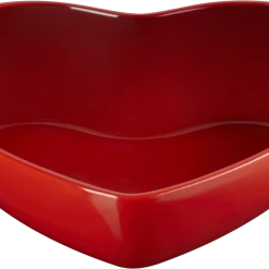 Le Creuset Servierschale In Herzform In Kirschrot