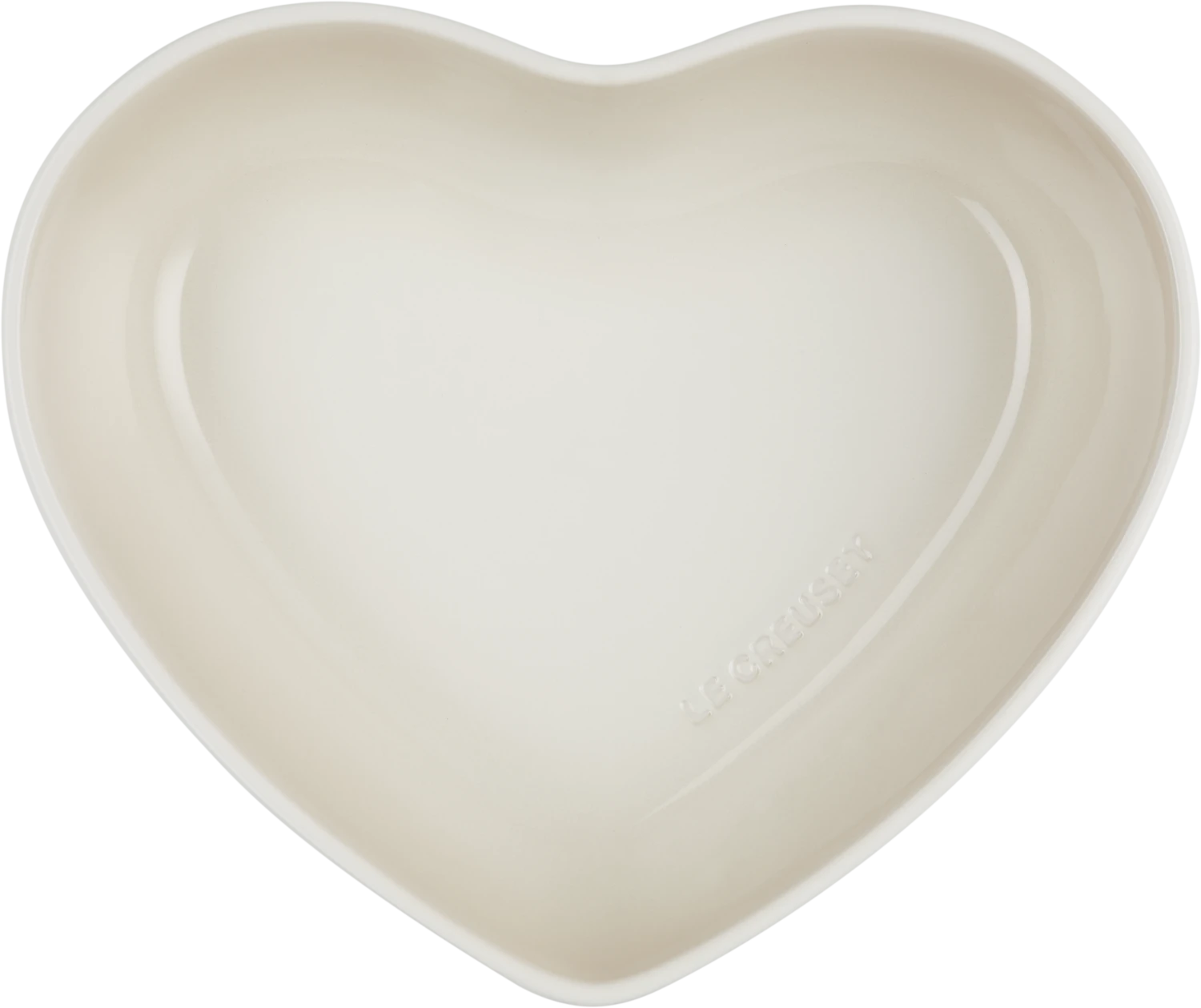 Le Creuset Servierschale In Herzform In Meringue 3 Le Creuset Servierschale In Herzform In Meringue – Bild 3