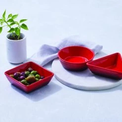 Le Creuset Tapasschälchen 3er Set In Kirschrot -Le Creuset shop LECREUSET 26742 Colour Your Day