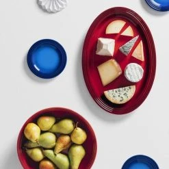 Le Creuset Servierplatte Oval In Perlgrau -Le Creuset shop LS 91059518060099 2 l 4