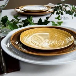 Pillivuyt Teller Tief Teck In Hellblau -Le Creuset shop Teck Blanc miel Bronze neu l