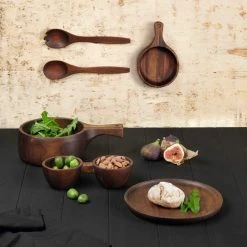 ASA Holzschale, Oval Wood Dark Aus Akazie -Le Creuset shop Wood 01 l 1