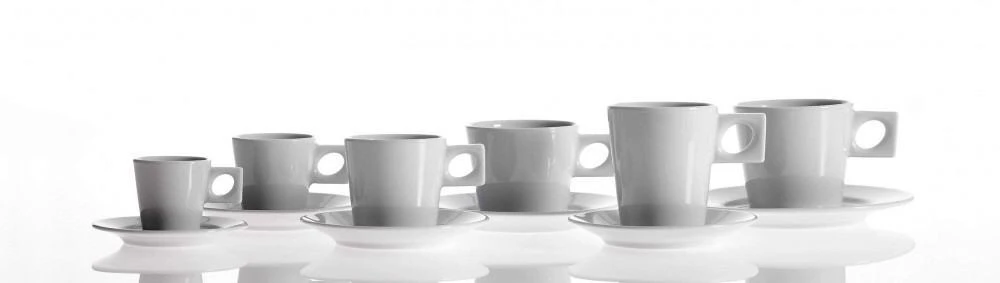 NYNY Kaffeebecher Von Porzellanfabrik Walküre, Weiß 2 NYNY Kaffeebecher Von Porzellanfabrik Walküre, Weiß – Bild 2